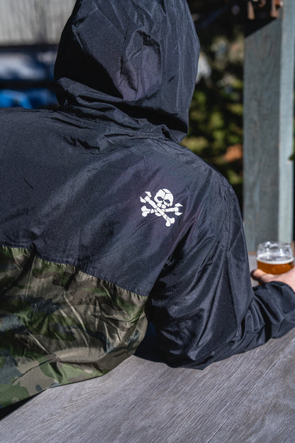 Camo/Black Windbreaker