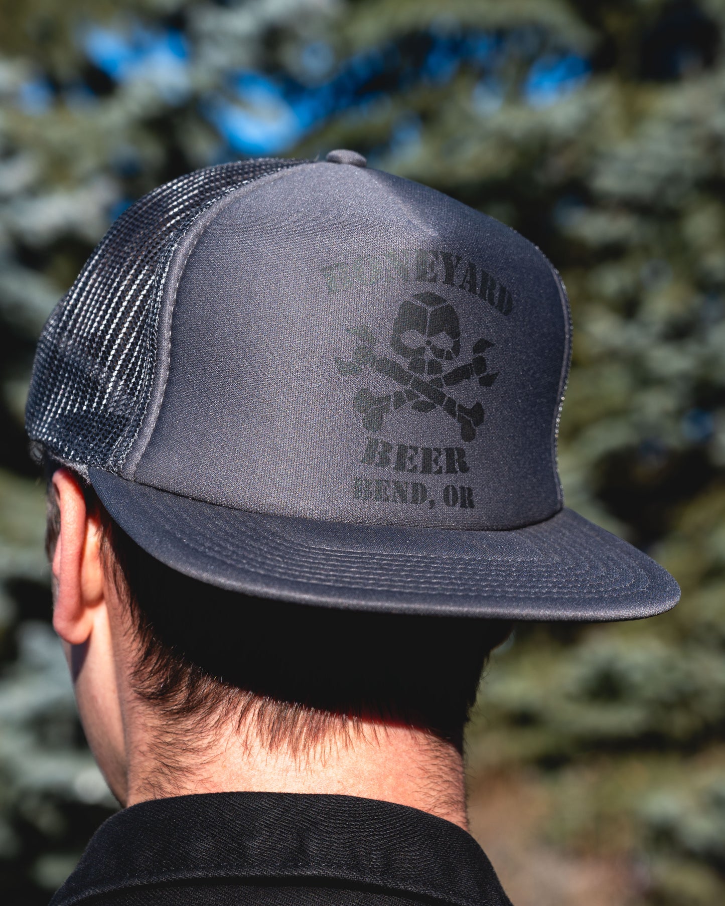 Flat Bill Trucker Hat