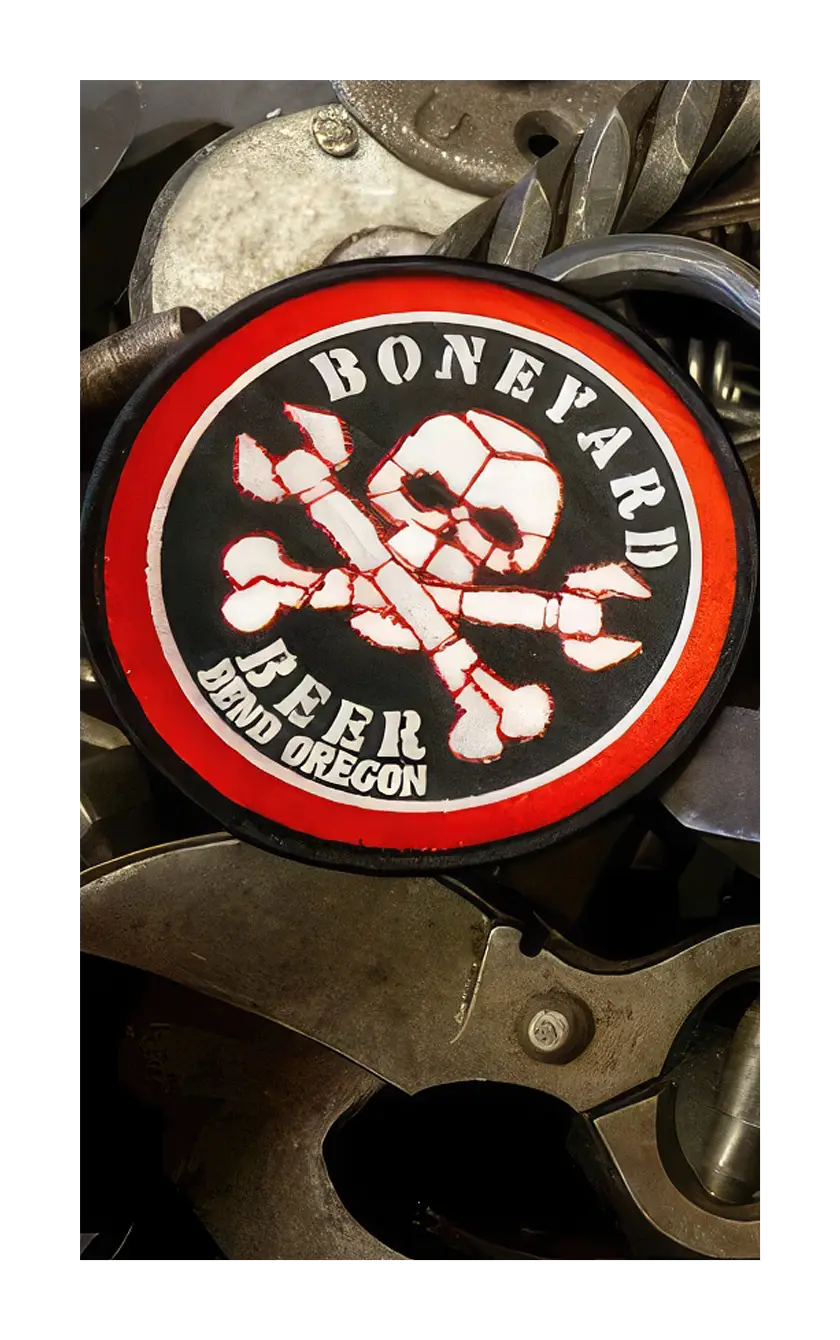 A photograph of the boneyard patch.